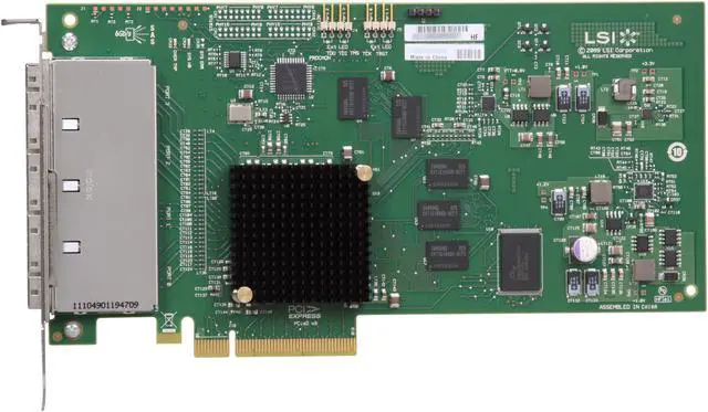 Alt view image 3 of 5 - LSI SAS 9200-16e HBA Card, Single