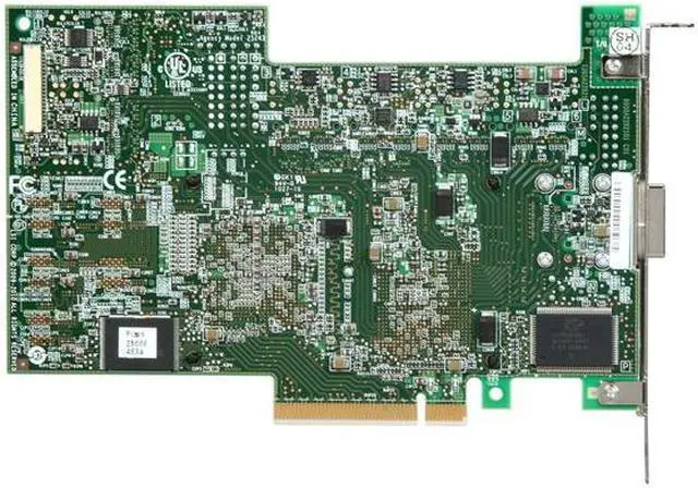 Alt view image 4 of 6 - LSI MegaRAID SAS LSI00210 (9280-16i4e) SATA/SAS 6Gb/s PCIe 2.0 w/ 512MB onboard memory controller card, Single--Avago Technologies