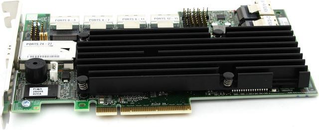 LSI MegaRAID 9280-24i4e SATA/SAS 6Gb/s PCIe 2.0 w/ 512MB onboard memory  controller card, Single--Avago Technologies