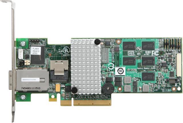 Alt view image 3 of 4 - 3ware 9750-4i4e SATA/SAS 6Gb/s PCIe 2.0 w/512 MB onboard memory controller card, Single