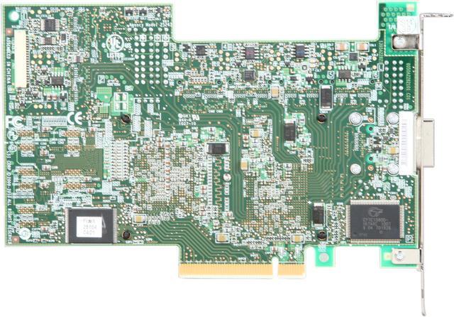 Alt view image 5 of 5 - 3ware LSI00252 (9750-16i4e SGL) SATA/SAS 6Gb/s PCIe 2.0 w/512 MB onboard memory controller card, Single