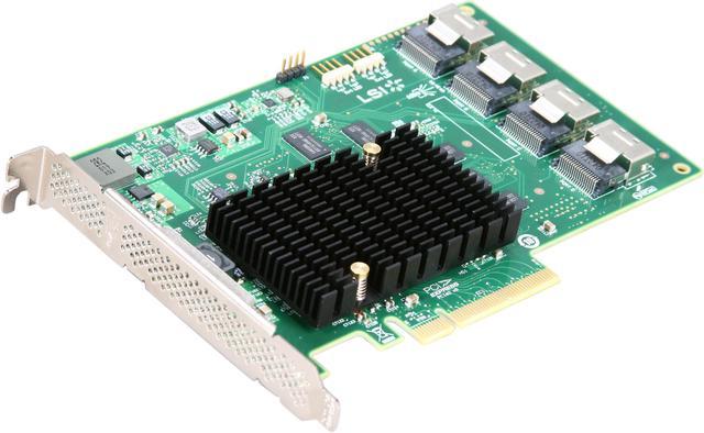 LSI LSI00244 (9201-16i) PCI-Express 2.0 x8 SATA / SAS Host Bus Adapter  Card, Single Pack--Avago Technologies