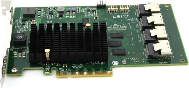 LSI LSI00244 (9201-16i) PCI-Express 2.0 x8 SATA / SAS Host Bus Adapter  Card, Single Pack--Avago Technologies