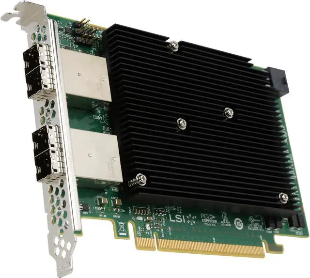 Main image of LSI LSI00168 PCI Express x4 Low Profile SAS Logic LSISAS3041E-R 4 Port SAS RAID Controller