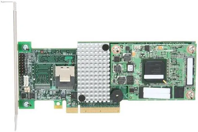 Alt view image 3 of 7 - LSI LSI00280 PCI-Express 2.0 x8 MD2 Low profile SATA / SAS MegaRAID SAS 9260CV-4i Controller Card, Single