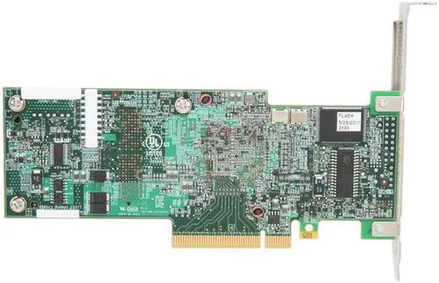 Alt view image 4 of 7 - LSI LSI00280 PCI-Express 2.0 x8 MD2 Low profile SATA / SAS MegaRAID SAS 9260CV-4i Controller Card, Single