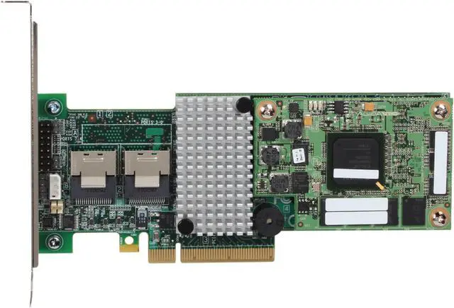Alt view image 3 of 5 - LSI LSI00283 PCI-Express 2.0 x8 MD2 Low profile SATA / SAS MegaRAID SAS 9260CV-8i Controller Card, Kit