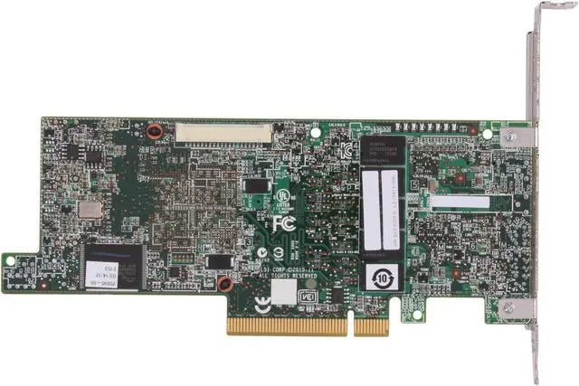 Alt view image 5 of 6 - LSI MegaRAID LSI00295 (9266-8i SGL) PCI-Express 2.0 x8 Low Profile SATA / SAS RAID Controller - Single--Avago Technologies