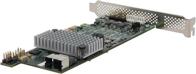 Alt view image 5 of 6 - LSI MegaRAID LSI00305 (9266-4i SGL) PCI-Express 2.0 x8 Low Profile SATA / SAS RAID Controller - Single--Avago Technologies