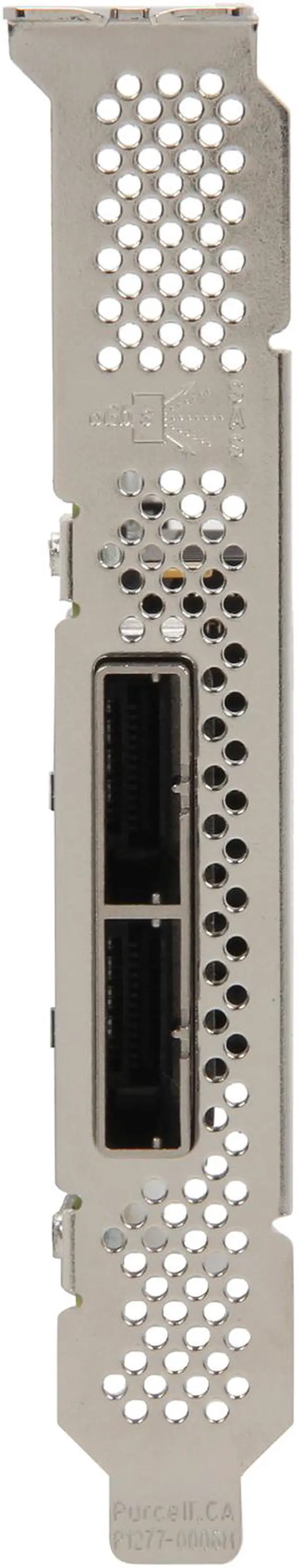 Alt view image 2 of 5 - LSI LSI00300 (9207-8e) PCI-Express 3.0 x8 Low Profile SATA / SAS Host Controller Card--Avago Technologies