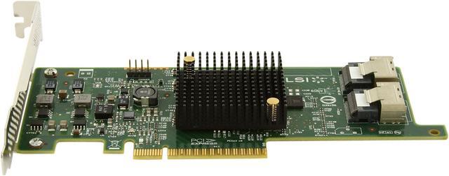 LSI LSI00301 (9207-8i) PCI-Express 3.0 x8 Low Profile SATA / SAS Host  Controller Card--Avago Technologies