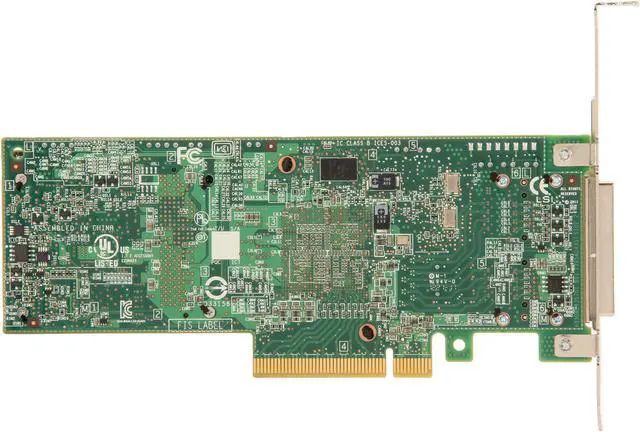 Alt view image 4 of 5 - LSI MegaRAID LSI00333 (9286CV-8e) PCI-Express 3.0 x8 Low Profile SATA / SAS RAID Controller - Single--Avago Technologies