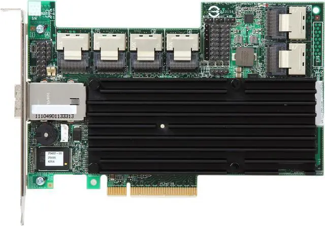 Alt view image 3 of 6 - LSI LSI00253 (3ware 9750-24i4e Kit) PCI-Express 2.0 x8 Low Profile Ready SATA / SAS RAID Controller Card--Avago Technologies