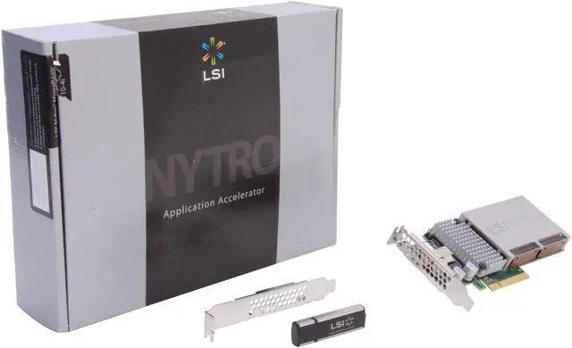 Alt view image 6 of 6 - LSI Nytro MegaRAID LSI00351 (8110-4i) PCI-Express 3.0 x8 Low Profile Ready SATA / SAS Controller Card - Single
