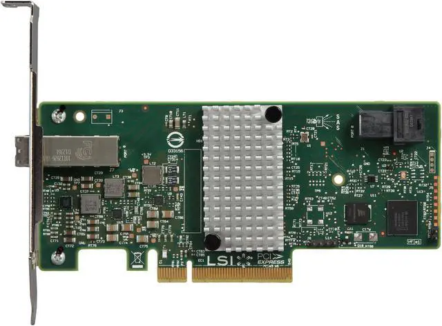 Alt view image 3 of 6 - LSI 9300-4i4e kit PCI-Express 3.0 SATA / SAS 4-Port Int, 4-Port Ext SAS3 12Gb/s HBA -Kit--Avago Technologies
