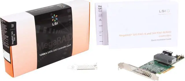 Alt view image 7 of 6 - LSI 9300 MegaRAID SAS 9361-8i (LSI00417) PCI-Express 3.0 x8 Low Profile SATA / SAS High Performance Eight-Port 12Gb/s RAID Controller (Single Pack)--Avago Technologies