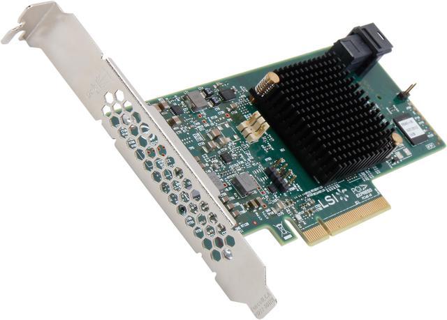 LSI MegaRAID SAS 9341-4i (LSI00419) PCI-Express 3.0 x8 Low Profile SATA /  SAS High Performance Four-Port 12Gb/s RAID Controller (Single Pack)--Avago 