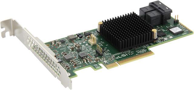 LSI 9341 MegaRAID SAS 9341-8i (LSI00407) PCI-Express 3.0 x8 Low Profile  SATA / SAS High Performance Eight-Port 12Gb/s RAID Controller (Single 