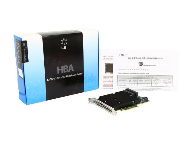 thumbnail image 2 of LSI 9300-16i 16-Port Host Bus Adapter - New Sealed LSI00447 12GB/s PCIe X8 03-25600-01B 2 of 6