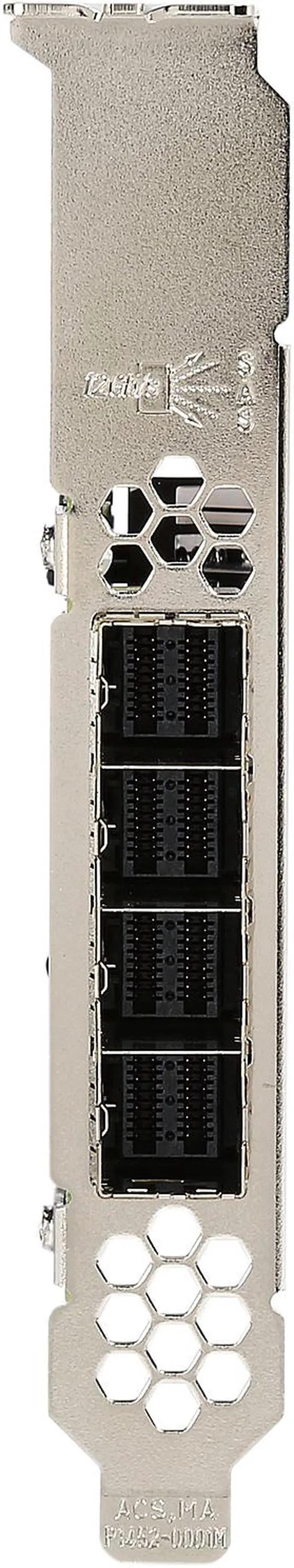 Alt view image 3 of 5 - LSI 9305-16e x8 lane, PCIe 3.0 Low Profile SAS SAS 9305 12 Gb/s SAS Host Bus Adapter