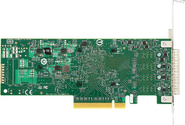 Alt view image 5 of 5 - LSI 9305-16e x8 lane, PCIe 3.0 Low Profile SAS SAS 9305 12 Gb/s SAS Host Bus Adapter