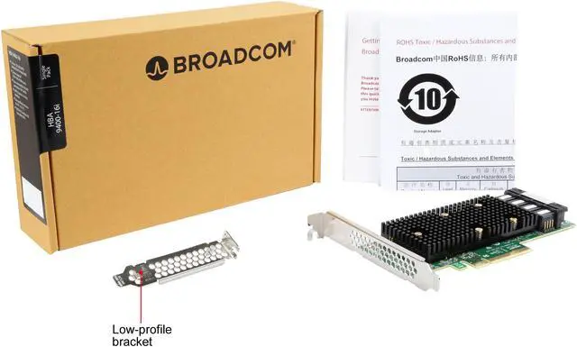 Alt view image 5 of 5 - LSI SAS 9400-16i x8 lane PCI Express 3.1 SAS Tri-Mode Storage Adapter
