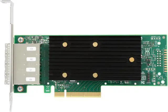 Alt view image 3 of 5 - LSI SAS 9400-16e x8 lane PCI Express 3.1 SAS Tri-Mode Storage Adapter