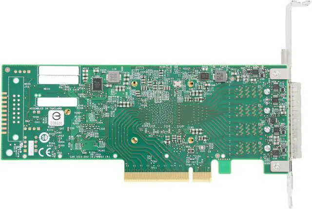 Alt view image 4 of 5 - LSI SAS 9400-16e x8 lane PCI Express 3.1 SAS Tri-Mode Storage Adapter