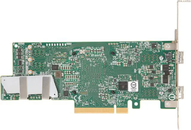 Alt view image 4 of 4 - LSI 9380-8I8E x8 lane PCI Express 3.0 Low Profile SATA / SAS High Port Count 12Gb/s PCI Express SATA + SAS RAID Controller