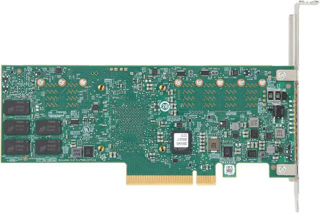 Alt view image 4 of 6 - LSI 9361-24i x8 lane PCI Express 3.0 Low Profile SATA / SAS High Port Count 12Gb/s PCI Express SATA + SAS RAID Controller