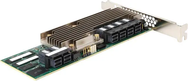 Alt view image 5 of 6 - LSI 9361-24i x8 lane PCI Express 3.0 Low Profile SATA / SAS High Port Count 12Gb/s PCI Express SATA + SAS RAID Controller