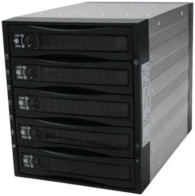 Main image of Athena Power BP-SAS3051B RAID 0 / 1 / 5 / 10 5 3.5" Drive Bays 3 x 5.25" Bay for 5 x 3.5" SAS/SATA HDD Backplane