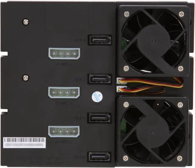 Alt view image 4 of 5 - Athena Power BP-TL3141SAC 3 x 5.25" Bays to 4 x 3.5" SATA/SAS Hot-Swap RAID Subsystem