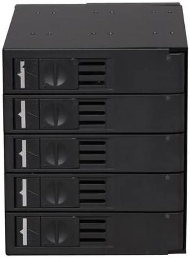 Alt view image 2 of 5 - Athena Power BP-TL3051SAC Trayless 5 x 3.5" SAS / SATA- 3 x 5.25" Bay for 4 HDD