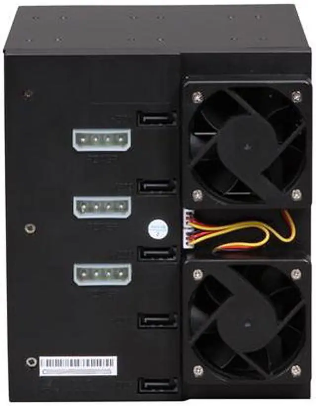 Alt view image 4 of 5 - Athena Power BP-TL3051SAC Trayless 5 x 3.5" SAS / SATA- 3 x 5.25" Bay for 4 HDD
