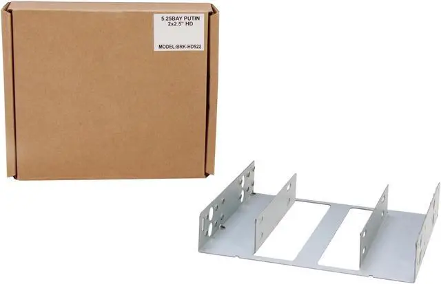 Alt view image 4 of 4 - Athena Power BRK-HD522 5.25" Bay to 2 x 2.5" Bay Converter Kit