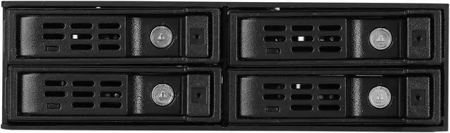 Alt view image 2 of 7 - Athena Power BP-SAC1425AVL12 MIni-SAS 12Gb/s Internal Hot-Swap Backplane Module: 4 x 2.5" SAS / SATA SSD / HDD (Up to 15mm Height) in 5.25" Drive Bay - OEM