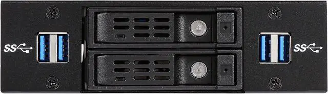 Alt view image 2 of 7 - Athena Power BP-1225U32SAC USB 3.0 Super Speed 5.25" Drive Bay Extended Backplane Module