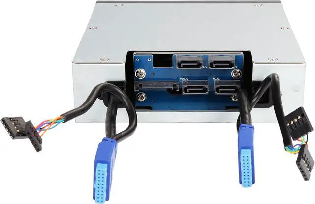 Alt view image 4 of 7 - Athena Power BP-1225U32SAC USB 3.0 Super Speed 5.25" Drive Bay Extended Backplane Module