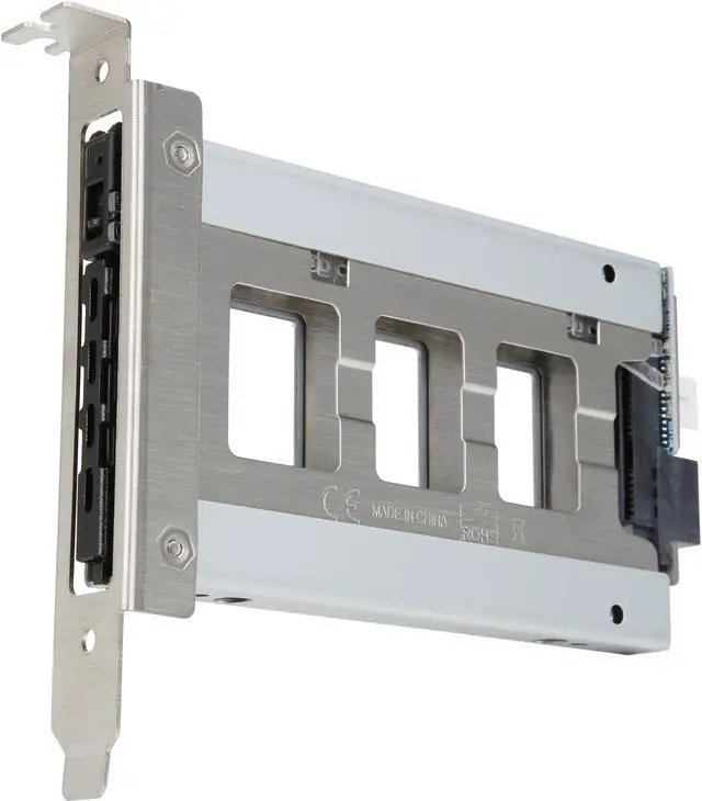 Main image of Athena Power BP-SP127SAC a PCI Slot to 1 x 2.5" SSD / HDD Hot-Swap SAS / SATA Backplane Module - Transfer Rate Up to 6 Gbps SAS (I, II) / SATA (I, II, III) - Drive Thickness Up to 7mm - OEM