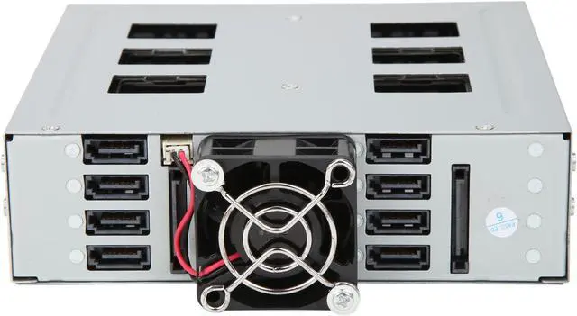 Alt view image 4 of 7 - Athena Power BP-15287SAC an 1 x 5.25" External Drive Bay to 8 x 2.5" SSD / HDD Hot-Swap SAS / SATA Backplane Module - Transfer Rate Up to 6 Gbps SAS (I, II) / SATA (I, II, III) - Drive Thickness Up to 7mm - OEM