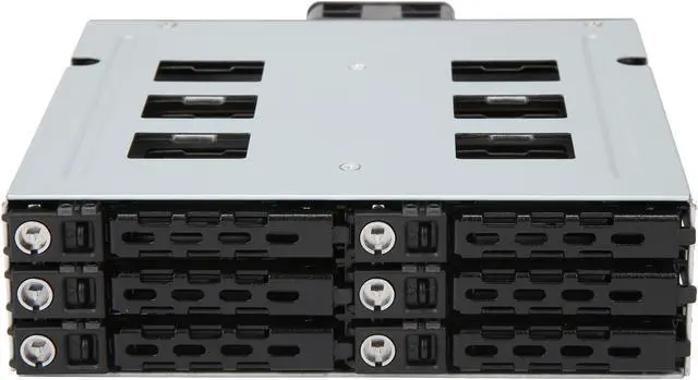Alt view image 2 of 7 - Athena Power BP-15629SAC an 1 x 5.25" External Drive Bay to 6 x 2.5" SSD / HDD Hot-Swap SAS / SATA Backplane Module - Transfer Rate Up to 6 Gbps SAS (I, II) / SATA (I, II, III) - OEM