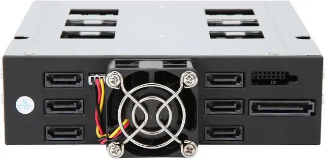Alt view image 4 of 7 - Athena Power BP-15629SAC an 1 x 5.25" External Drive Bay to 6 x 2.5" SSD / HDD Hot-Swap SAS / SATA Backplane Module - Transfer Rate Up to 6 Gbps SAS (I, II) / SATA (I, II, III) - OEM