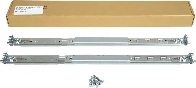 Alt view image 4 of 4 - Athena Power RM-SLIDER-23TLT 23" Tool-Less Thin-Profile Sliding Rail Kit - OEM