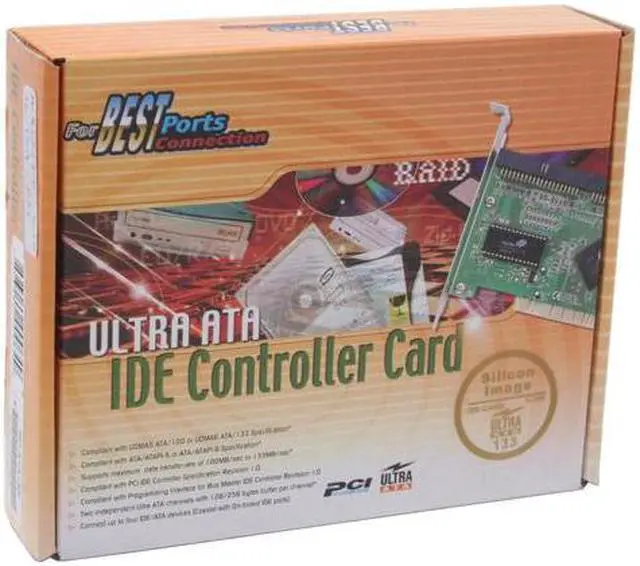 Alt view image 4 of 4 - SYBA SD-ATA133I PCI IDE Ultra Controller Card (Non RAID)