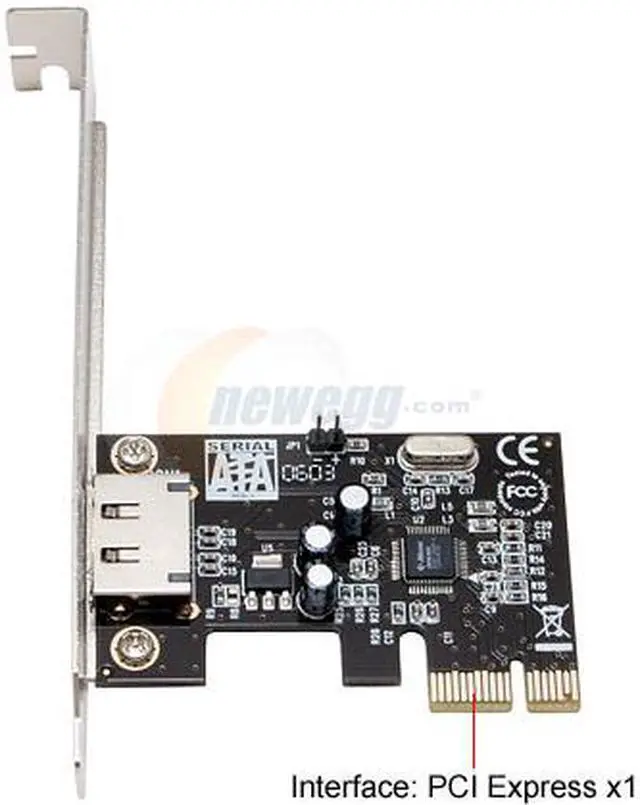 Alt view image 3 of 5 - SYBA SD-SA2PEX-1E PCI Express SATA II (3.0Gb/s) Controller Card