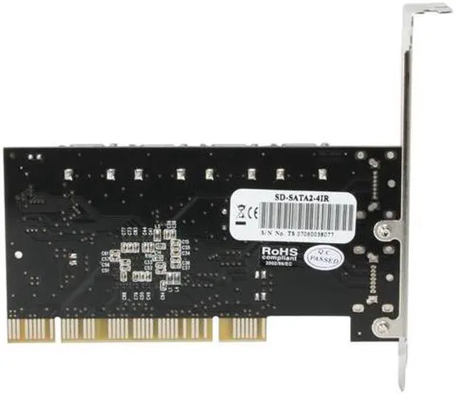 Alt view image 3 of 4 - SYBA SD-SATA2-4IR PCI SATA II (3.0Gb/s) RAID Controller Card