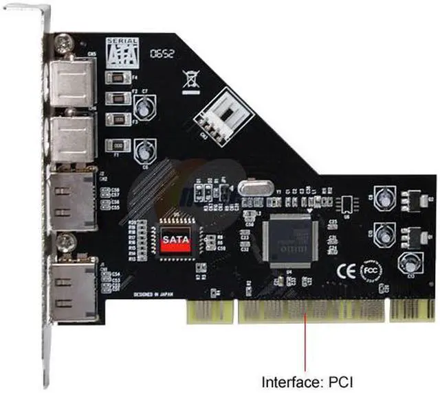 Alt view image 3 of 6 - SYBA SD-INI-2ES PCI SATA Controller Card