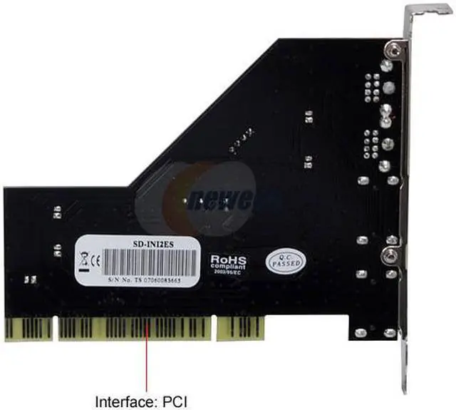 Alt view image 4 of 6 - SYBA SD-INI-2ES PCI SATA Controller Card