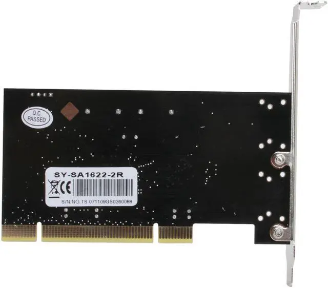 Alt view image 4 of 6 - SYBA SY-SA1622-2R PCI SATA Raid Card